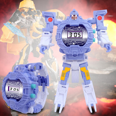 2 in 1 Robot Transformation Wristwatch Toy Unique Electronic Robot Watch for Boy Children Sport
2 in 1 Robot Transformation Wristwatch Toy Unique Electronic Robot Watch for Boy Children Sport
