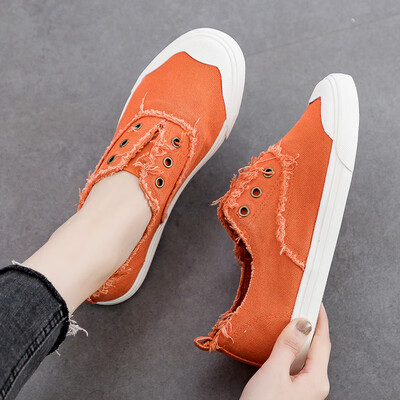 White shoes women 2019 spring - summer style canvas shoes shallow foot lazy womens shoes summer Korean students flat shoes
White shoes women 2019 spring - summer style canvas shoes shallow foot lazy womens shoes summer Korean students flat shoes