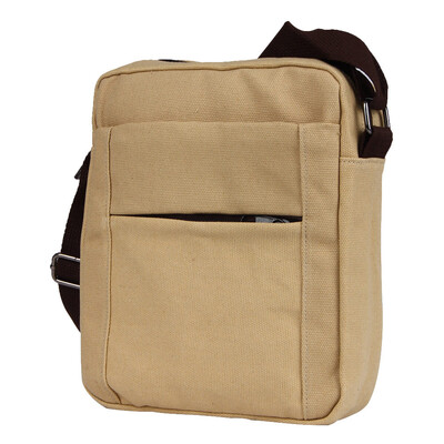 Tailored Mens Shoulder Bag Beige 
Tailored Mens Shoulder Bag Beige
