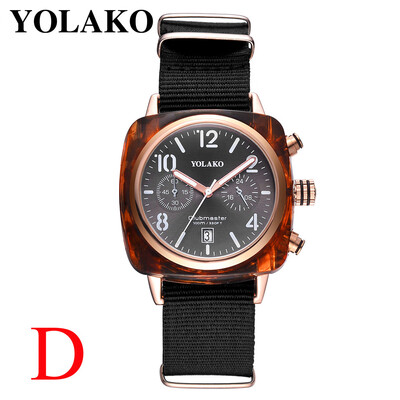 Gobestart Luxury Temperament Square Dial Canvas Watchband Watch Analog Quartz Watch
Gobestart Luxury Temperament Square Dial Canvas Watchband Watch Analog Quartz Watch