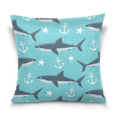 ALAZA Throw Pillow Cover 16 X 16 inch Christmas Gift Cushion Cover with Shark Printed Pillowcase
ALAZA Throw Pillow Cover 16 X 16 inch Christmas Gift Cushion Cover with Shark Printed Pillowcase