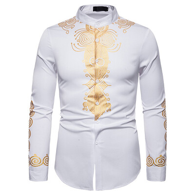 Tailored Mens New Autumn Style Fashion Embroidered Long Sleeve Printed Shirt Blouse
Tailored Mens New Autumn Style Fashion Embroidered Long Sleeve Printed Shirt Blouse