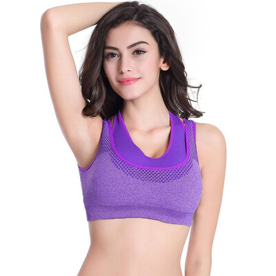 Women Professional Push-Up Sports Bra Fake Two-Piece Mesh Yoga Fitness Vest Bra Workout Running Tank Top
Women Professional Push-Up Sports Bra Fake Two-Piece Mesh Yoga Fitness Vest Bra Workout Running Tank Top