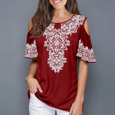 Nomeni Women Fashion Summer Lady Round Neck Printed Short Sleeve Loose Blouse Shirt Top
Nomeni Women Fashion Summer Lady Round Neck Printed Short Sleeve Loose Blouse Shirt Top