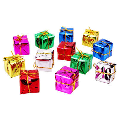 12pcslot Christmas Hanging Decoration Party Decoration Xmas Tree Multicolored Small Gift Box Ornament Set
12pcslot Christmas Hanging Decoration Party Decoration Xmas Tree Multicolored Small Gift Box Ornament Set