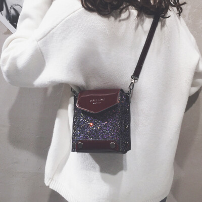 Senior sense bag female 2019 new foreign style Korean version of the fashion simple sequins shoulder Messenger bag net red black bag
Senior sense bag female 2019 new foreign style Korean version of the fashion simple sequins shoulder Messenger bag net red black bag