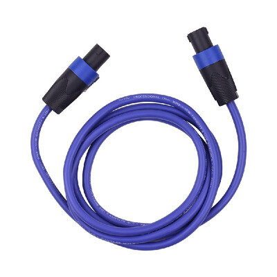 12AWG Stage Mixer Cables Audio Amplifier Cord Speaker Connector Male to Male Four Core Oxygen Free Copper Conductor NL4FC Blue 10m
12AWG Stage Mixer Cables Audio Amplifier Cord Speaker Connector Male to Male Four Core Oxygen Free Copper Conductor NL4FC Blue 10m