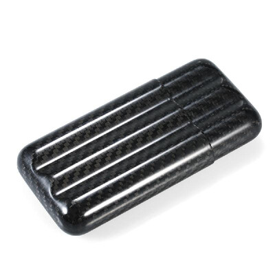 Black Carbon Fiber 3-Cigar Case Lightweight Cigar Storage Tube Holder Travel Cigar Humidor for up to 57 Ring Gauge Cigars
Black Carbon Fiber 3-Cigar Case Lightweight Cigar Storage Tube Holder Travel Cigar Humidor for up to 57 Ring Gauge Cigars