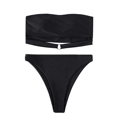 Roseonmyhand Womens High Cut Bandeau Bikini Set High Waisted Two Piece Bathing Suits Swimsui
Roseonmyhand Womens High Cut Bandeau Bikini Set High Waisted Two Piece Bathing Suits Swimsui