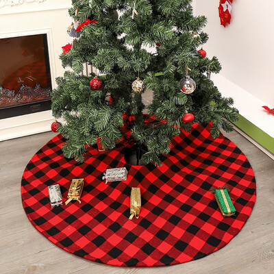 New Hot 472-Inch Christmas Tree Skirt Holiday Decorations Red And Black Lattice Design Xmas Tree Apron Holiday Decorations
New Hot 472-Inch Christmas Tree Skirt Holiday Decorations Red And Black Lattice Design Xmas Tree Apron Holiday Decorations