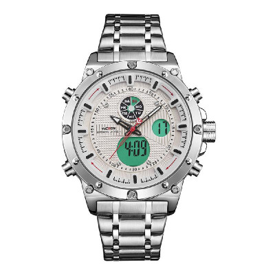 WEIDE WH6906 Dual Display Two Movement Quartz Digital Men Watch 3ATM Waterproof LCD Backlight Luminous Sport Dual Time Zone Auto D
WEIDE WH6906 Dual Display Two Movement Quartz Digital Men Watch 3ATM Waterproof LCD Backlight Luminous Sport Dual Time Zone Auto D