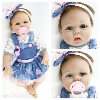 Ktaxon 22" Handmade RealLife Baby Dolls 22" Soft Silicone Vinyl Reborns Lifelike Newborn Baby Girl Toy Magnetic Pacifier
Ktaxon 22" Handmade RealLife Baby Dolls 22" Soft Silicone Vinyl Reborns Lifelike Newborn Baby Girl Toy Magnetic Pacifier