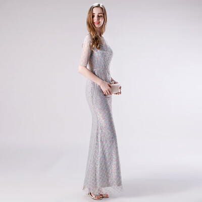 Juexiuxinniang heavy handmade dress party annual meeting host banquet evening dress 9519
Juexiuxinniang heavy handmade dress party annual meeting host banquet evening dress 9519