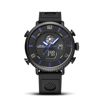 WEIDE WH6106 Dual Display Quartz Digital Men Watch Sports 3ATM Waterproof Big Dial Large Face Stopwatch Timer Week Alarm Dual Time
WEIDE WH6106 Dual Display Quartz Digital Men Watch Sports 3ATM Waterproof Big Dial Large Face Stopwatch Timer Week Alarm Dual Time