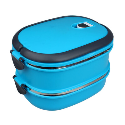 Siaonvr Multilayer Stainless Steel Insulation Lunch Bento Box Food Container BU