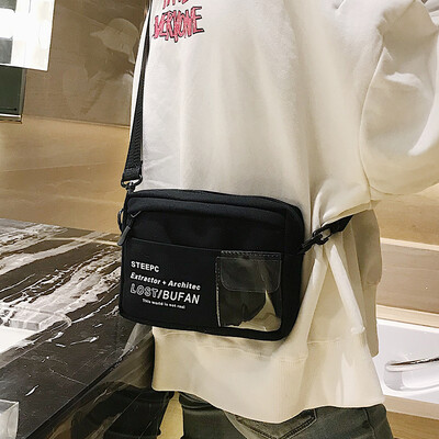 Ins super fire package diagonal cross-small bag canvas bag female 2019 new wave student Korean version of the shoulder Messenger bag 
Ins super fire package diagonal cross-small bag canvas bag female 2019 new wave student Korean version of the shoulder Messenger bag