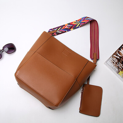 High Quality Pu Leather Shoulder Bag Brand Desinger Ladies Casual Tote vintage Colorful Strap Bucket Bag Women shopping Bags
High Quality Pu Leather Shoulder Bag Brand Desinger Ladies Casual Tote vintage Colorful Strap Bucket Bag Women shopping Bags
