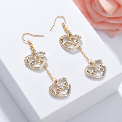 New Fashion Oversized Pendant Korean Version Of The Earrings Womens Bow Shell Heart-shaped Gold Earrings 2019 Dress Wear 
New Fashion Oversized Pendant Korean Version Of The Earrings Womens Bow Shell Heart-shaped Gold Earrings 2019 Dress Wear