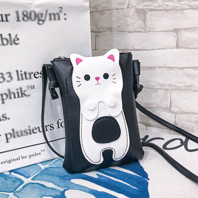 Tailored Female Cat Mobile Phone Bag Cartoon Mini Bag Cute Wild Shoulder Messenger Bag
Tailored Female Cat Mobile Phone Bag Cartoon Mini Bag Cute Wild Shoulder Messenger Bag