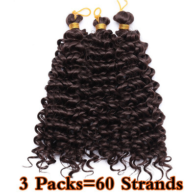 3 Packs Afro MarleyBob Crochet Hair Marlibob Crochet Extension Kinky Curly Kinky Bundle Ombre Braidng Hair Extensions