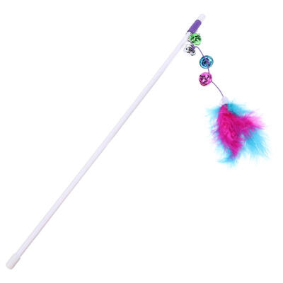 Pet Cat Teaser Stick Multi-Color Bird Feather Bells Catcher Interactive Toy
Pet Cat Teaser Stick Multi-Color Bird Feather Bells Catcher Interactive Toy