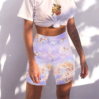 Tailored Ladies Summer Angel Print Shorts High Waist Street Dress Elastic Waist Shorts
Tailored Ladies Summer Angel Print Shorts High Waist Street Dress Elastic Waist Shorts
