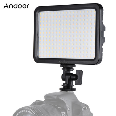 Andoer LED204 LED Video Light Fill Light with 204pcs Lamp Beads Stepless Dimming 3300K-5600K Bi-Color Temperature CRI90 for Weddin
Andoer LED204 LED Video Light Fill Light with 204pcs Lamp Beads Stepless Dimming 3300K-5600K Bi-Color Temperature CRI90 for Weddin