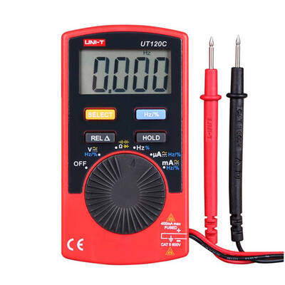 UNI-T UT120C LCD Digital Multimeter ACDC VoltageCurrent Resistance Diode Pocket Size Type Tester Meter Measuring Tool
UNI-T UT120C LCD Digital Multimeter ACDC VoltageCurrent Resistance Diode Pocket Size Type Tester Meter Measuring Tool