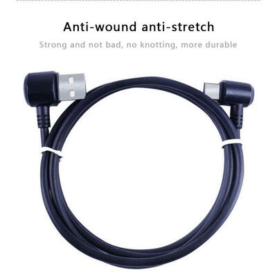 1m 90 Degree Angle Elbow Data Cord USB To Type-C Micro Lightning Game Charging Cable-micro 1m
1m 90 Degree Angle Elbow Data Cord USB To Type-C Micro Lightning Game Charging Cable-micro 1m