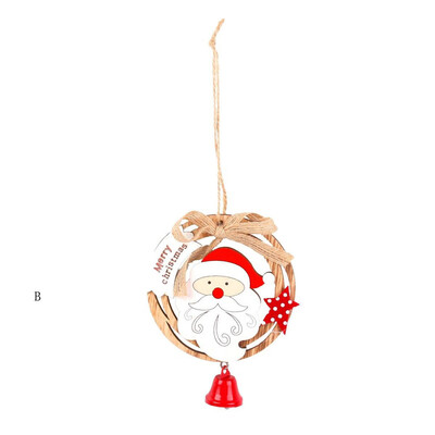 Toponeto 1PC Christmas Bell Hanging Ornaments Wooden Santa Claus Xmas Tree Pendant Decor
Toponeto 1PC Christmas Bell Hanging Ornaments Wooden Santa Claus Xmas Tree Pendant Decor