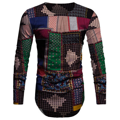 Mens Vintage Printed T-Shirt Ethnic Style Tops Long Sleeve O Neck Casual Blouse
Mens Vintage Printed T-Shirt Ethnic Style Tops Long Sleeve O Neck Casual Blouse