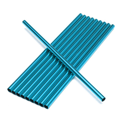 10Pcs Aluminum Reusable Drinking Straws Party Supplies for Slurpee Liquid Drink
10Pcs Aluminum Reusable Drinking Straws Party Supplies for Slurpee Liquid Drink