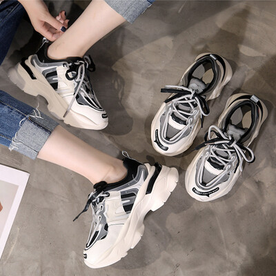 Running shoes female autumn new leather old shoes ins tide super fire thick bottom wild foam bo
Running shoes female autumn new leather old shoes ins tide super fire thick bottom wild foam bo