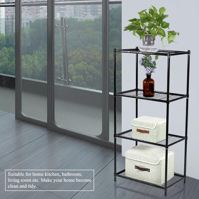 Storage Shelving4 Shelf Heavy Duty Black Storage Shelving Rack for Home Kitchen Bathroom Garage OrganizerStorage Organizer
Storage Shelving4 Shelf Heavy Duty Black Storage Shelving Rack for Home Kitchen Bathroom Garage OrganizerStorage Organizer