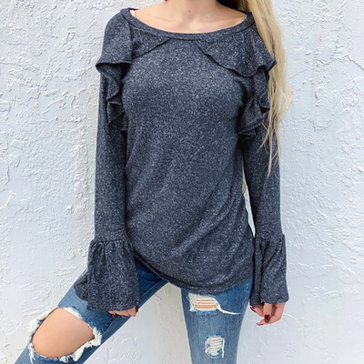Tailored Womens Fashionable Round-Necked Plain-Coloured Long-Sleeved Horn Cuff Blouses
Tailored Womens Fashionable Round-Necked Plain-Coloured Long-Sleeved Horn Cuff Blouses