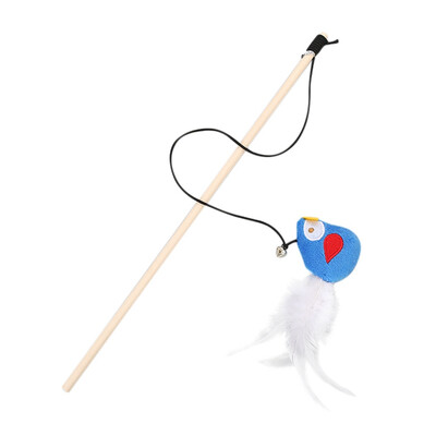 Pet Kitten Cats Interactive Toy Wood Wand Tease Stick Cat Fish Pole Chasing Scratching Wand Cute Bird with Rainbow Feather
Pet Kitten Cats Interactive Toy Wood Wand Tease Stick Cat Fish Pole Chasing Scratching Wand Cute Bird with Rainbow Feather