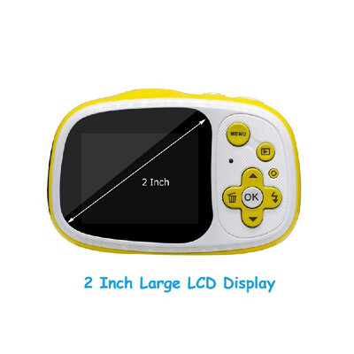 Mini Kids Digital Camera 20 Inch LCD Display 3 Meters Waterproof Built-in Rechargeable Lithium Battery Birthday Festival Gift for 
Mini Kids Digital Camera 20 Inch LCD Display 3 Meters Waterproof Built-in Rechargeable Lithium Battery Birthday Festival Gift for