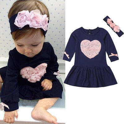 Flower Girls Princess Dress Kids Baby Daily Birthday Long Sleeve Dresses with Headband Outfits Set
Flower Girls Princess Dress Kids Baby Daily Birthday Long Sleeve Dresses with Headband Outfits Set