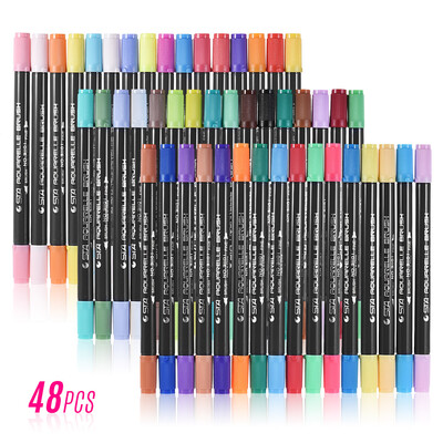 80 Colors Set Marker Marking Pen Twin Tip Brush Sketch Pens Water Based Ink for Graphic Manga Drawing Designing
80 Colors Set Marker Marking Pen Twin Tip Brush Sketch Pens Water Based Ink for Graphic Manga Drawing Designing