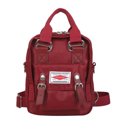 Women Nylon Backpack Preppy Large Crossbody Shoulder Bags Travel School Bag