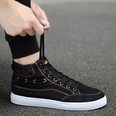 Summer tide shoes casual canvas board shoes high mens shoes Joker youth autumn cloth shoes
Summer tide shoes casual canvas board shoes high mens shoes Joker youth autumn cloth shoes