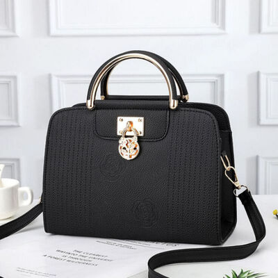 Womens Fashion PU Leather Handbags Round Metal Handle Bas Top Quality Leather Crossbody Bags Female Elegant Solid Soulder Bags
Womens Fashion PU Leather Handbags Round Metal Handle Bas Top Quality Leather Crossbody Bags Female Elegant Solid Soulder Bags