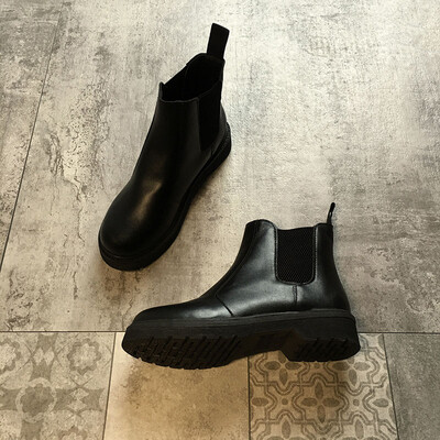 Joker Martins Female Autumn Korean ulzzang Street Shot Short Boots Round Head Thick Bottom Chelsea Boots Tide
Joker Martins Female Autumn Korean ulzzang Street Shot Short Boots Round Head Thick Bottom Chelsea Boots Tide