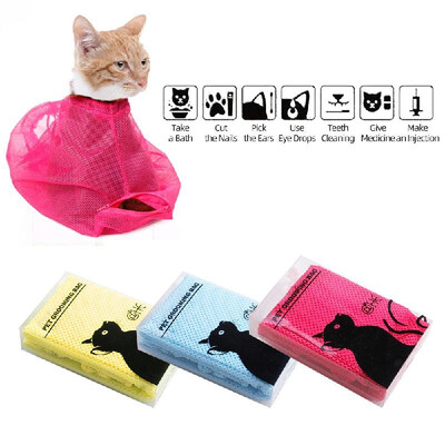 Pet Cat Restraint Bag for Cat Bath Washing Cutting Nails Ear Cleaning Mesh Quick Dry Grooming Bag
Pet Cat Restraint Bag for Cat Bath Washing Cutting Nails Ear Cleaning Mesh Quick Dry Grooming Bag