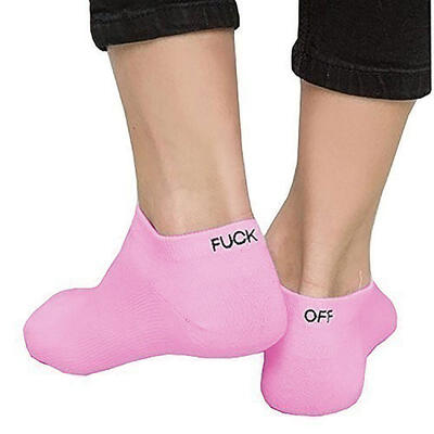 FUCK OFF Letter Print Funny Socks For Men Women Casual Low Cut Cotton Ankle Boat Socks For Sports
FUCK OFF Letter Print Funny Socks For Men Women Casual Low Cut Cotton Ankle Boat Socks For Sports