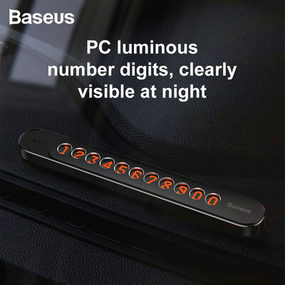 Baseus Sliding Cover Temporary Parking Number for car phone number plate card auto accessories
Baseus Sliding Cover Temporary Parking Number for car phone number plate card auto accessories
