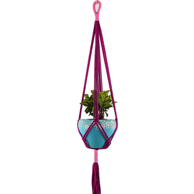 Cotton Rope Net Flower Plant Hanger Net Handmade Macrame Rope Plant Hanger Garden Flower Pot Holder Hanging Basket Decor
Cotton Rope Net Flower Plant Hanger Net Handmade Macrame Rope Plant Hanger Garden Flower Pot Holder Hanging Basket Decor