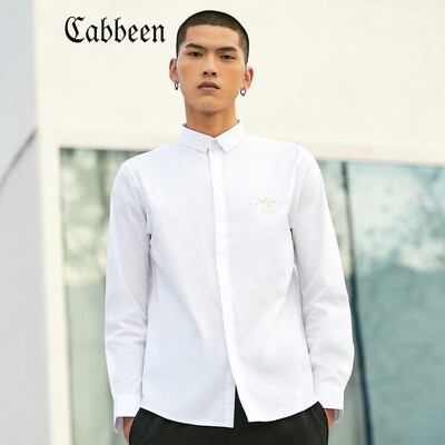 Carbine mens 2019 spring new bee embroidered shirt casual long-sleeved square collar youth white shirt micro-elastic A drift white 50175L
Carbine mens 2019 spring new bee embroidered shirt casual long-sleeved square collar youth white shirt micro-elastic A drift white 50175L