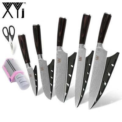 XYj Stainless Steel Kitchen Knife Cooking Tools 8 inch Knife Holder Sharpener Bar Chef Slicing Santoku Utility Fruit Knife
XYj Stainless Steel Kitchen Knife Cooking Tools 8 inch Knife Holder Sharpener Bar Chef Slicing Santoku Utility Fruit Knife