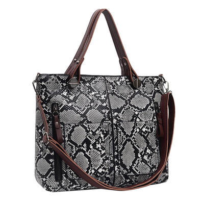 Women Snake Pattern Shoulder Bag Luxury Designer Handbags PU Leather Large Capacity Messenger Bag Shopping Tote T2G
Women Snake Pattern Shoulder Bag Luxury Designer Handbags PU Leather Large Capacity Messenger Bag Shopping Tote T2G